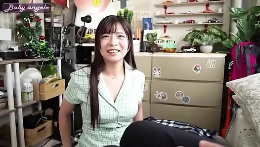 New Civil Servant 23 Busty Beauty Overwhelmed by Deep Rhythm and Repeated Climaxes Ending in Creampie