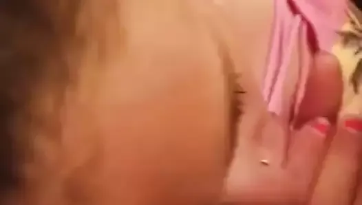 Amateur redhead swallows every drop of cum