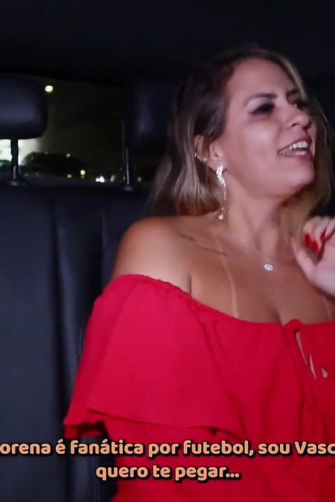 Caldo Turista Carioca Che Scopa All'interno Di Uber