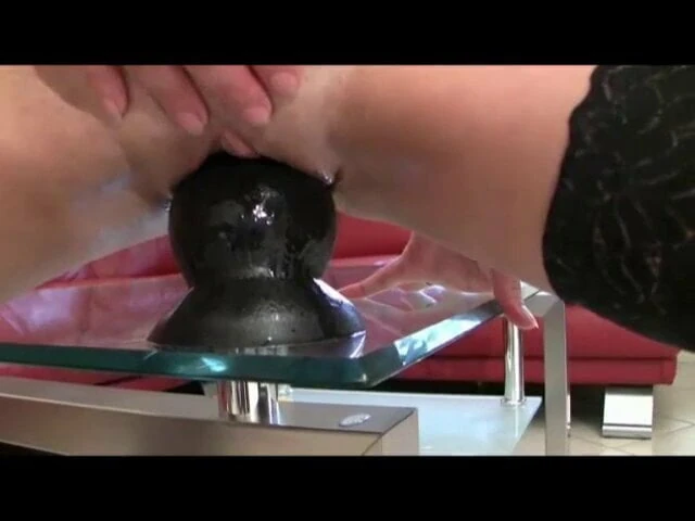Glastisch 8cm Dildo
