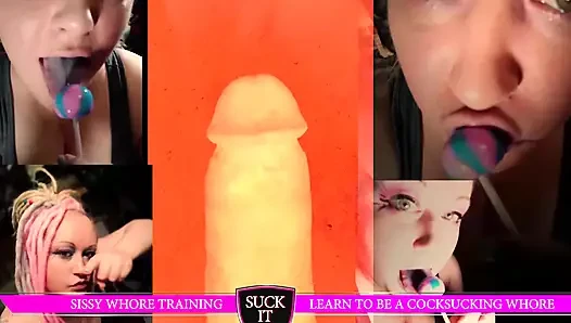 Schnüffle das frische ooey goey höschen, während ich dich zu einer sissy-schwanzlutscherin verdrehe, beinhaltet fußlecken, video-version