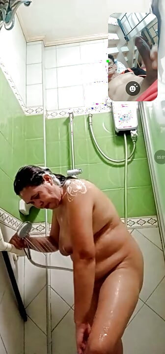 Temprano en la mañana del 07 de julio videollamada a mi esposa