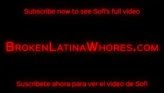 Мясистая латина Sofi не любила, когда ее выпороли