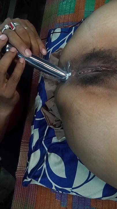 Try to Inserted Anal Plug, Vibrator and his Tongue in her Gfs Pussy and Aashole