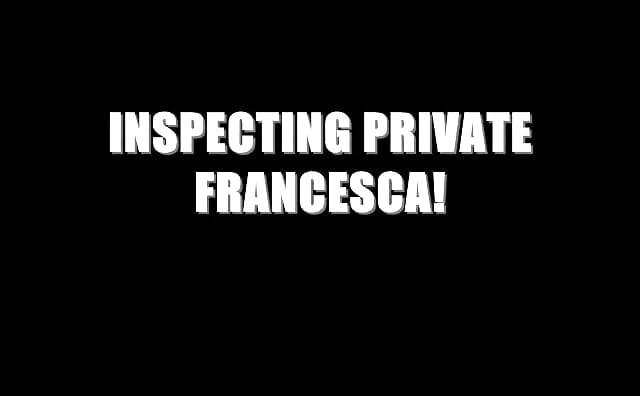 Priv. Fran's inspectie