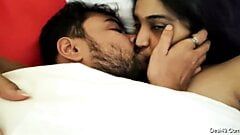 Desi bhabhi’s nice boobs fondled with hot blowjob 2