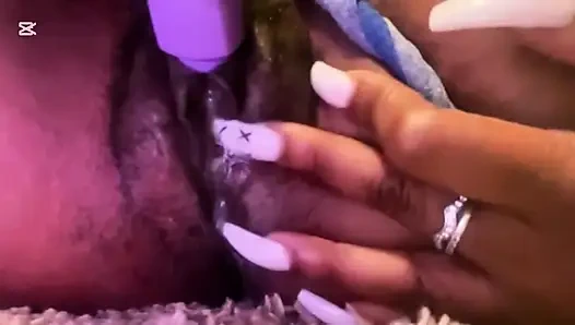 A lesbian masturbating for her stepbrother