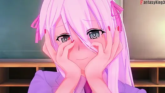 Rossweisse almost catch me fucking Akeno - DXD NTR Madness Series
