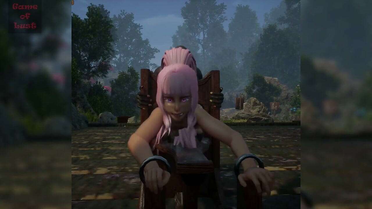 3D Anime Pink Haired Babe Fucked and Creampied by a Goblin Horde