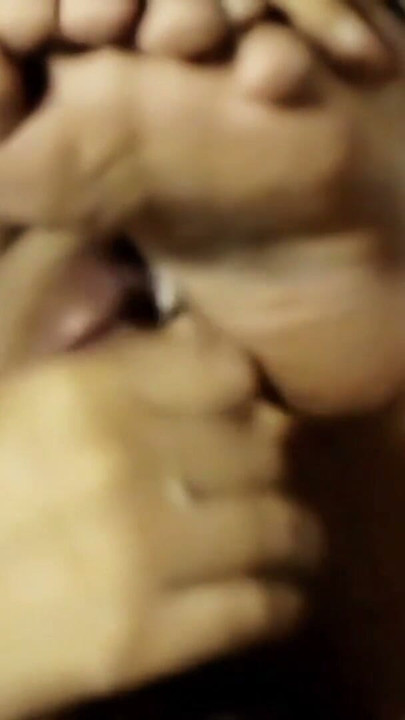 Big cum explosion on sole of my foot | Clip 1