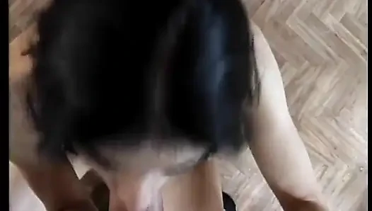 Hot slut likes to suck dick more than anything else in this world