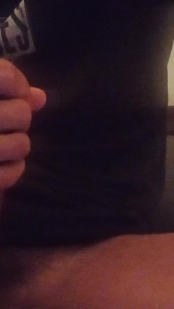 Must-share moment from "Hot guy moaning loud and jerking off his big cock Huge cumshot of intense pleasure"