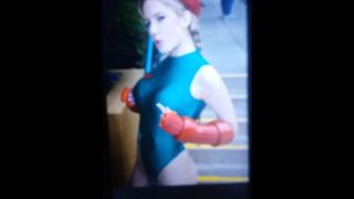 Cammy, cosplayeuse blanche, Crystal Graziano, seins sop cum tribute