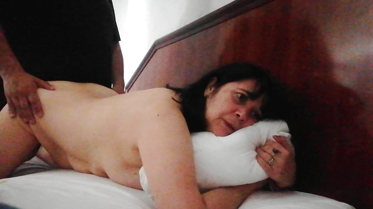 For the second time, my lover is fucking me hard on all fours.