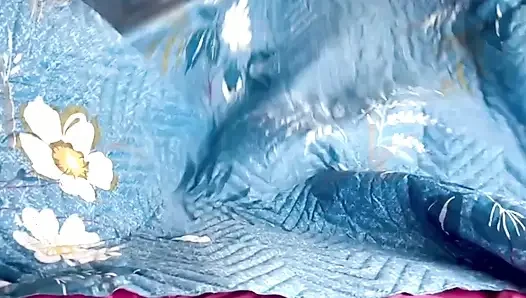 Naughty stepmom grabs stepson under duvet and has sex