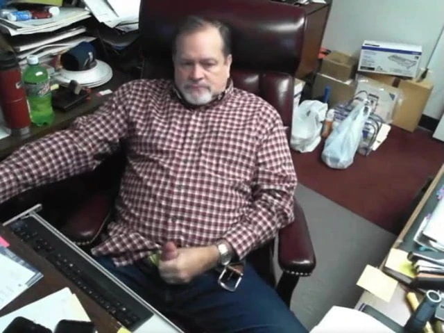 Daddy cums on cam
