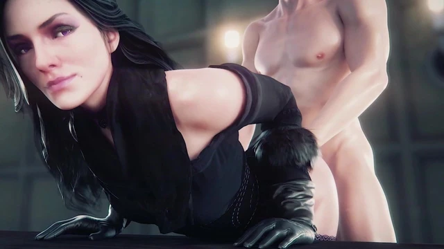 Yennefer трахнула раком ведьму 3