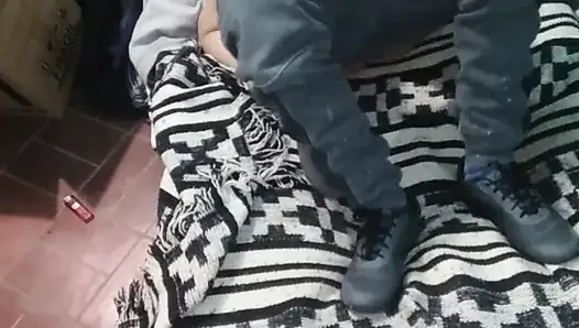 Girl with Montano Dress with the Mattress on the Floor