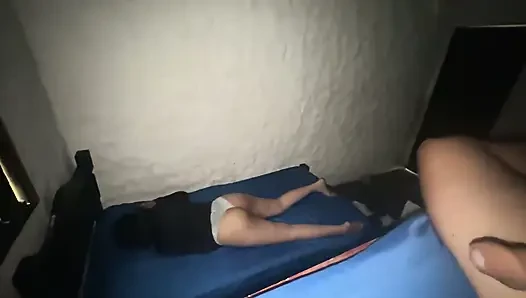 Masturbating while my stepsister touches herself