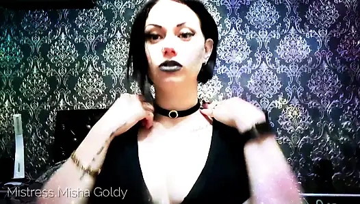 Model kalung & JOI! Fetish leher