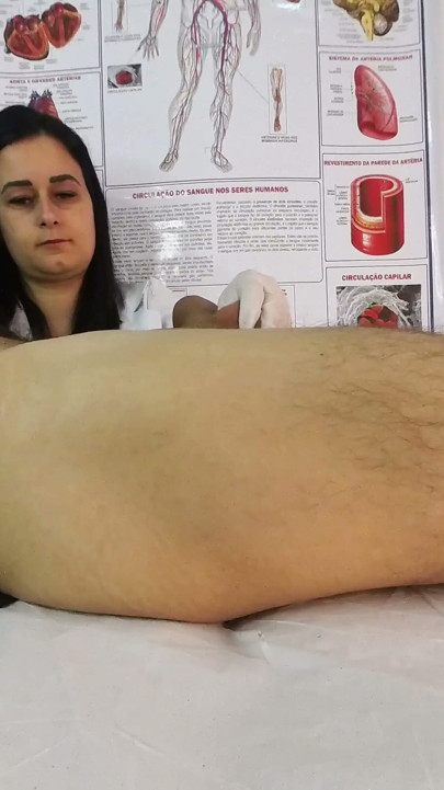A nurse caught him jerking offand gave him a tittyjob until he came in her mouth! | Clip 1