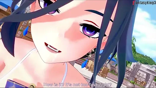 Clorinde bikini blowjob - Genshin Impact
