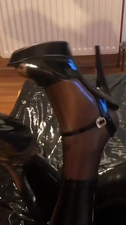 Epic moment from "Latex, Dildo, Heels and Feet - User Request"