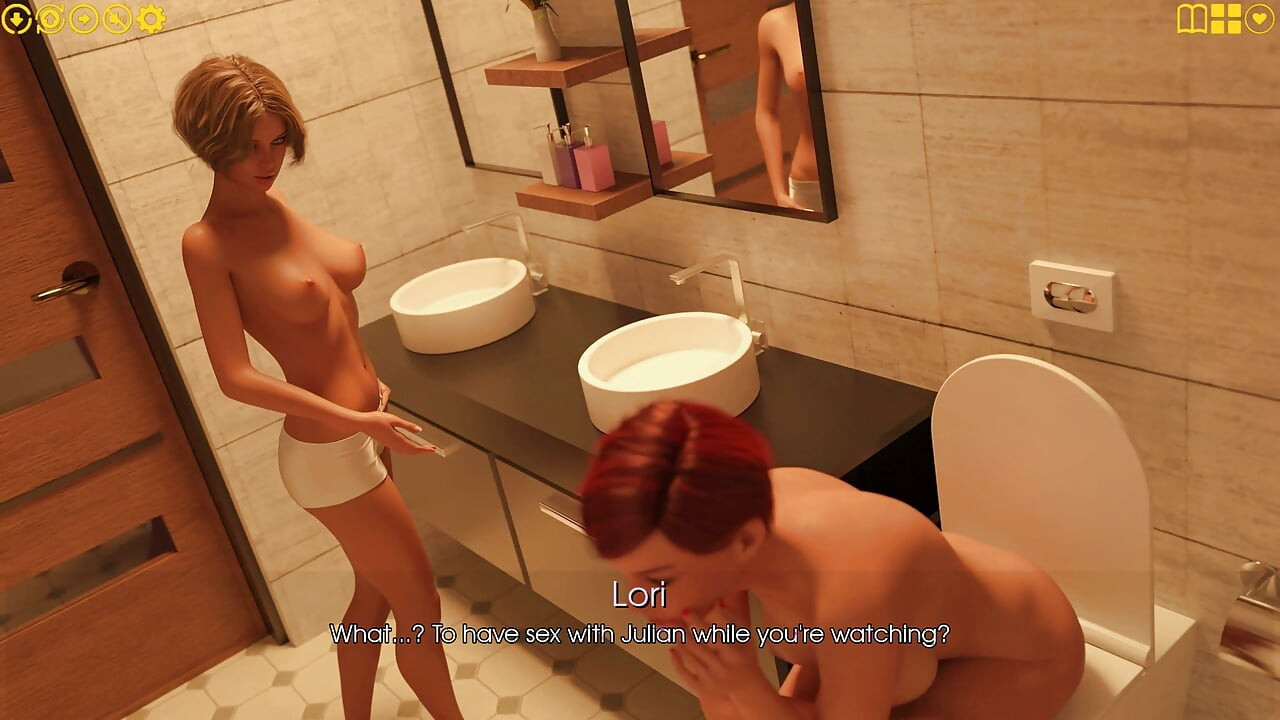 My Pleasure 46 - Julian Gives Shoulder Massage to Cassandra and Nude Shower of Barbara and Lori