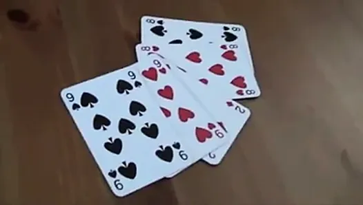 Homemade Strip Poker ends with anal