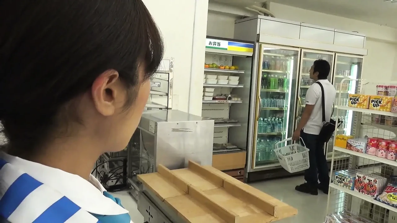 Brunette Asian MILF in Uniform Deepthroats Thick Cock