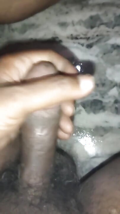 Handjob in Bathroom