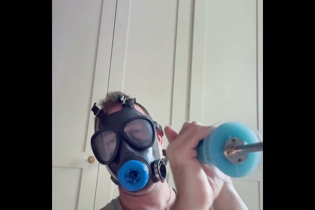 Gas Mask face fuck