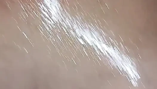 Busty Brunette Oiled up and Fucked