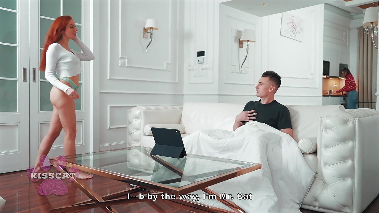 Ups ... Crot di dalam memek cewek dewasa istriku!? Suami ngentot dua kakak tirinya di tempat tidur bersama - audrey reid x mrcat