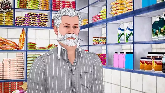 Step-nephew ate superman capsule and fucked step-aunt