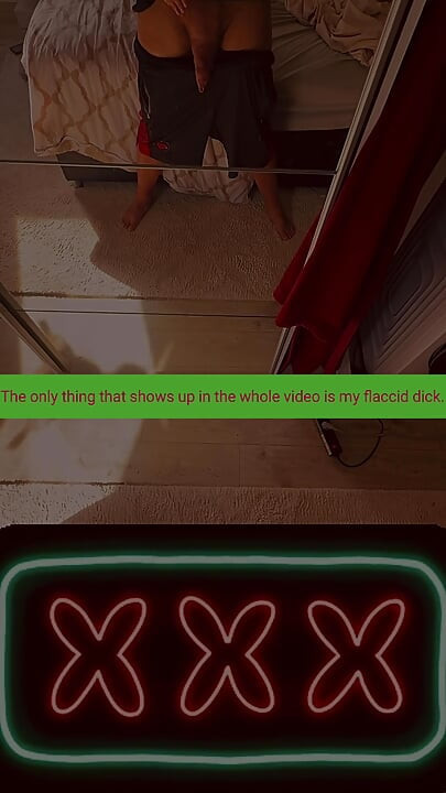My real (flaccid) cock is getting bigger and thicker