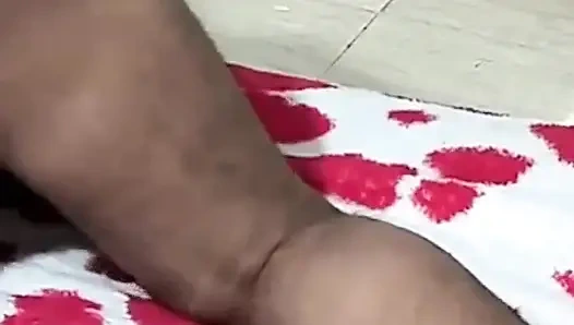 Showing My Dirty Feet to the Cam While Getting Creampied by My Black Bull