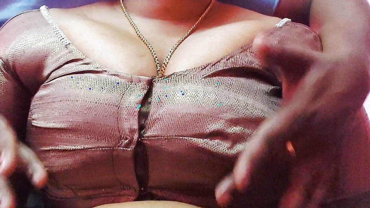 My best friend's mom uses her big boobs