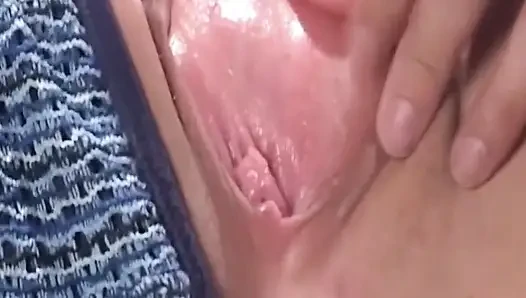 Mature Blonde MILF Sucks Cock Outdoors and Spreads Wet Pussy