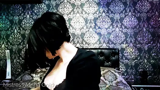 Model kalung & JOI! Fetish leher