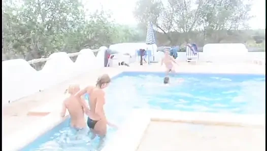 Hot MILFs in swimming pool