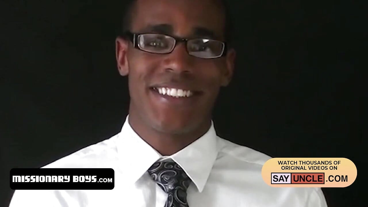 Chocolate missionary guy elder Gilberto Verde jerks off for the camera