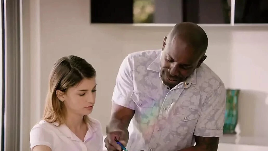 BLACKED First Interracial For Petite Teen Kristen Scott