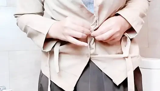 Charm of narrow pussy of scout students