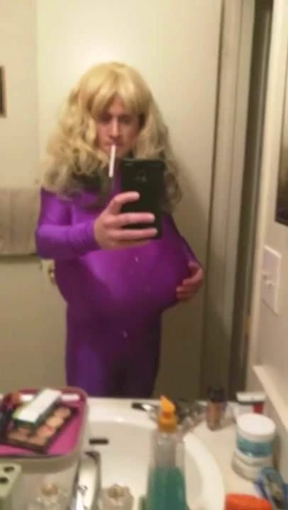 Busty in Purple