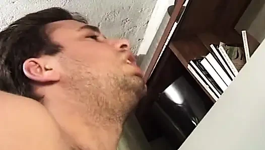 Horny MILF Deepthroats Throbbing Cock in Sloppy Garage Blowjob