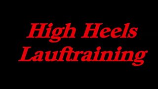 Lauftraining in High Heels