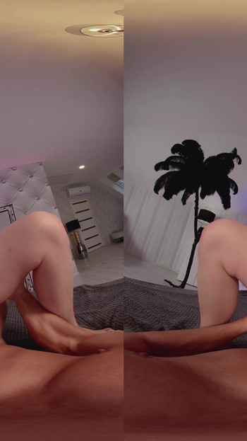 Epic moment from "18VR Molly Cute Wants You To Explore Her Back Door"