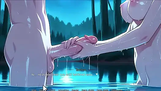 Kunoichi Tenten наслаждается сосать