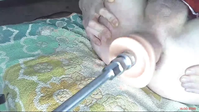 The Fucking machine fucks my ass rough